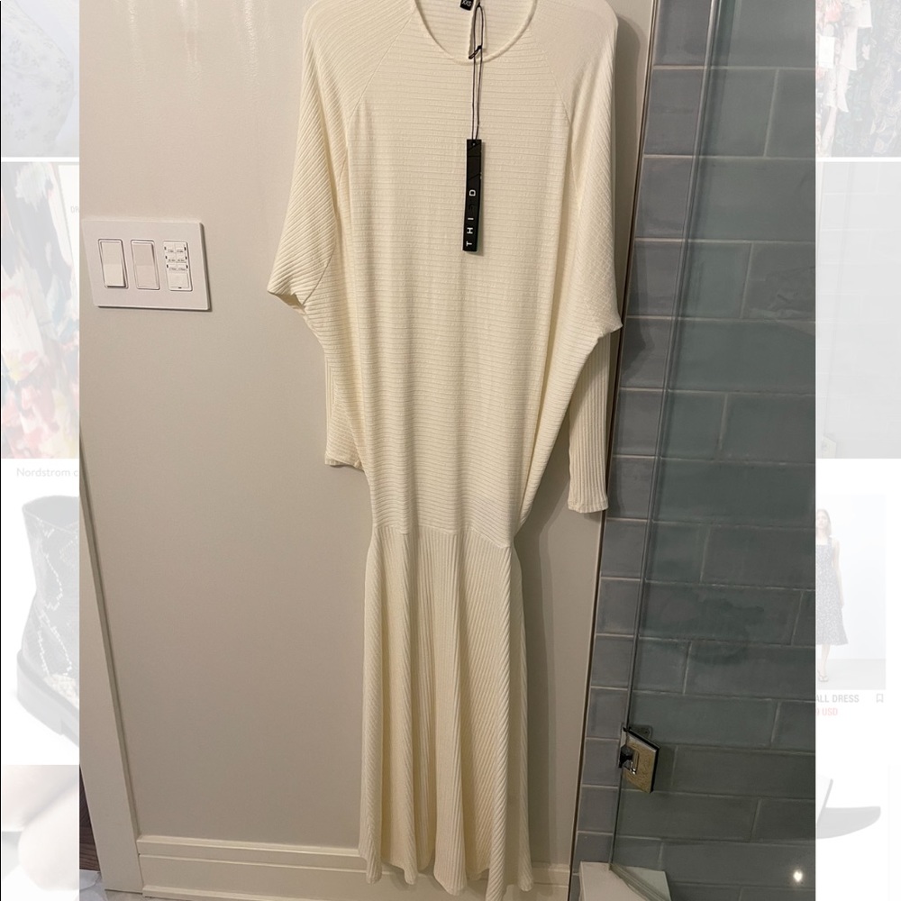 Midi dress ribbed